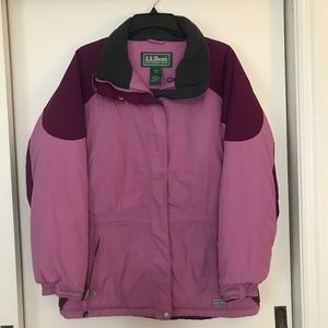 Pink/purple LLBEAN Winter Jacket